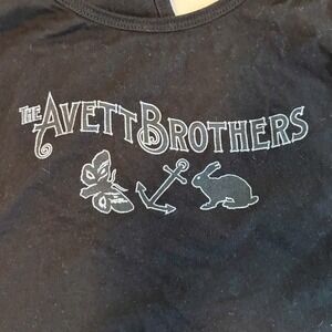The Avett Brothers Rare Official Tour Racerback Tank, Black, Size L